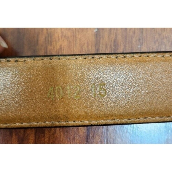 Genuine Full Quill Ostrich Black Leather Belt - Picture 12 of 15